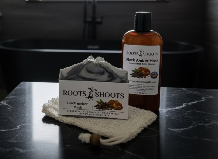 Black Amber Musk Gift Bag