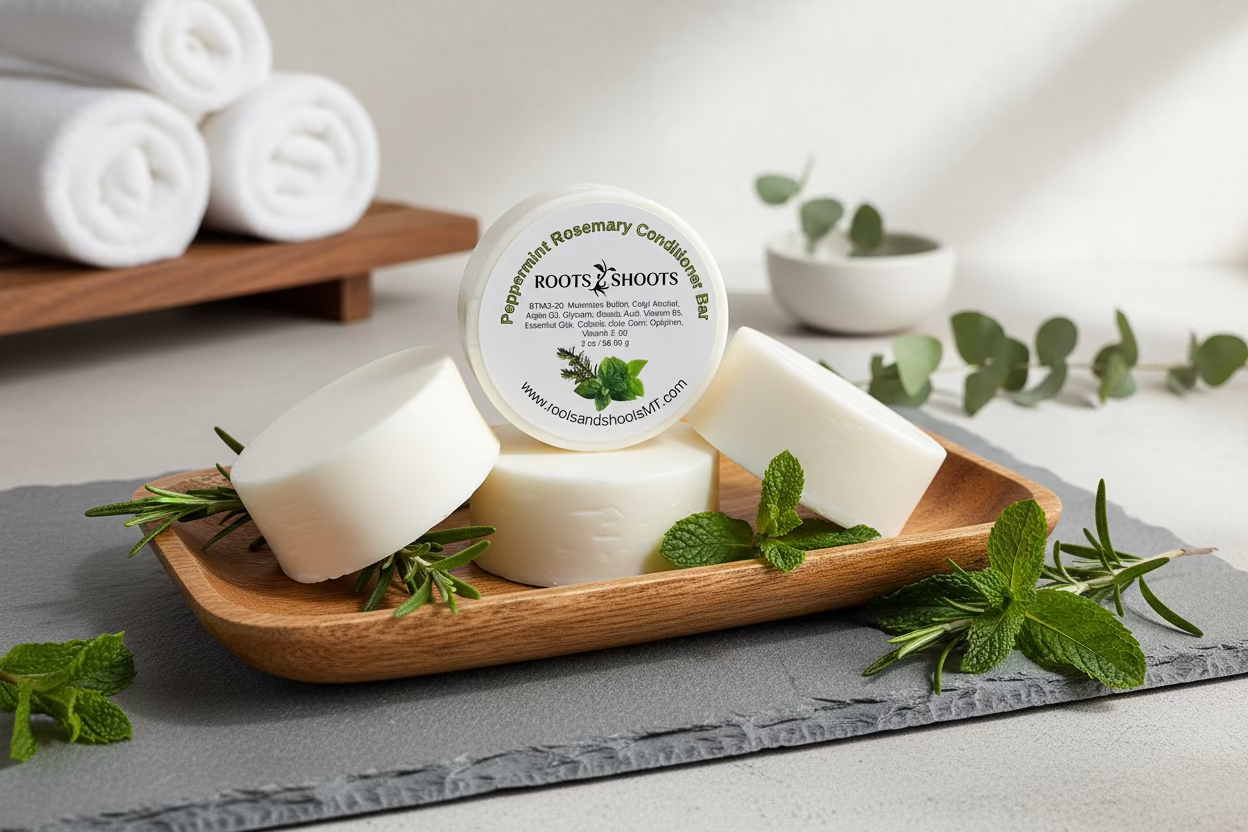 Peppermint Rosemary Conditioner Bar