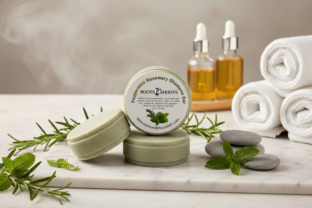 Peppermint Rosemary Shampoo Bar