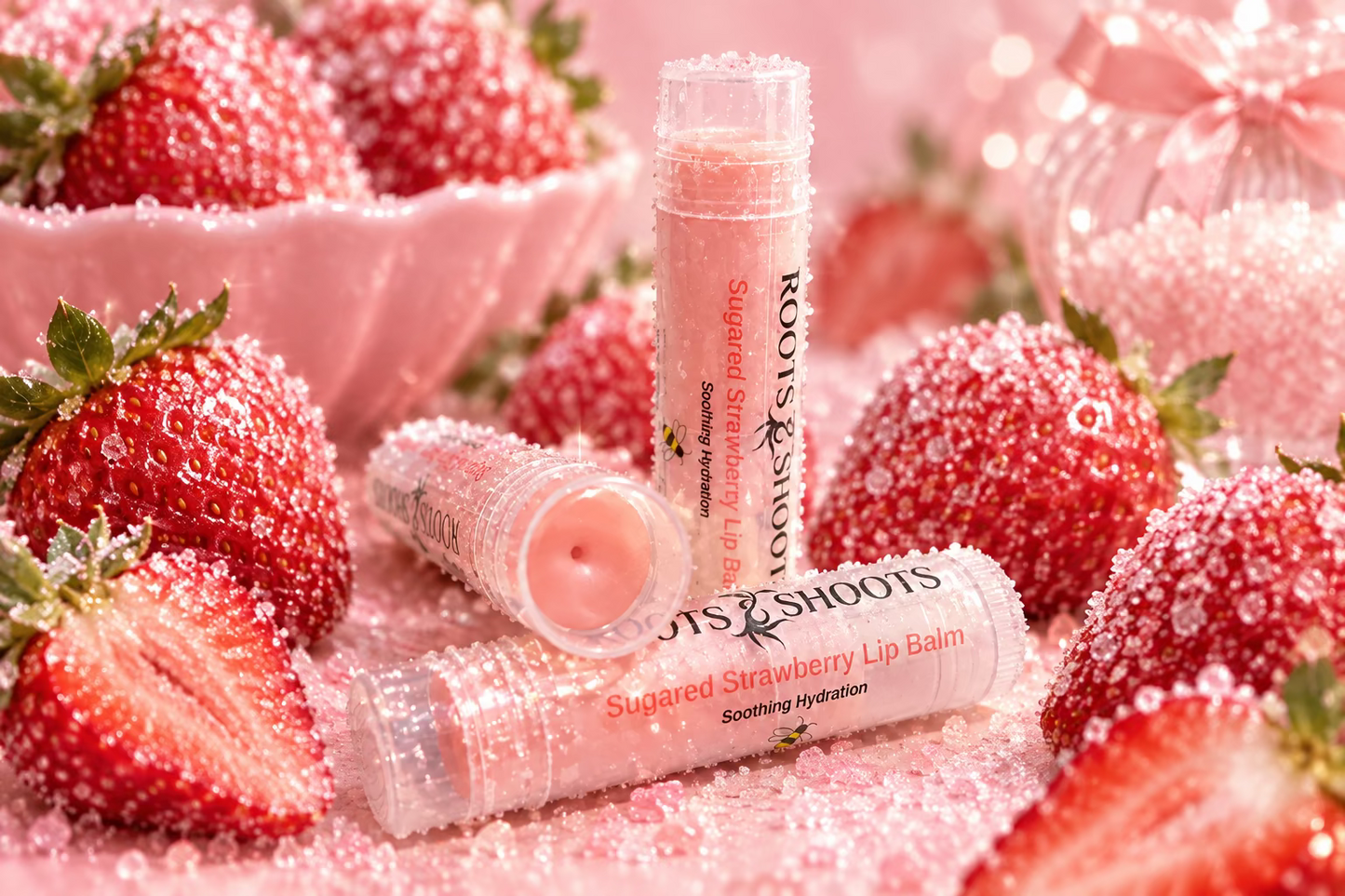 Sugared Strawberry Lip Balm