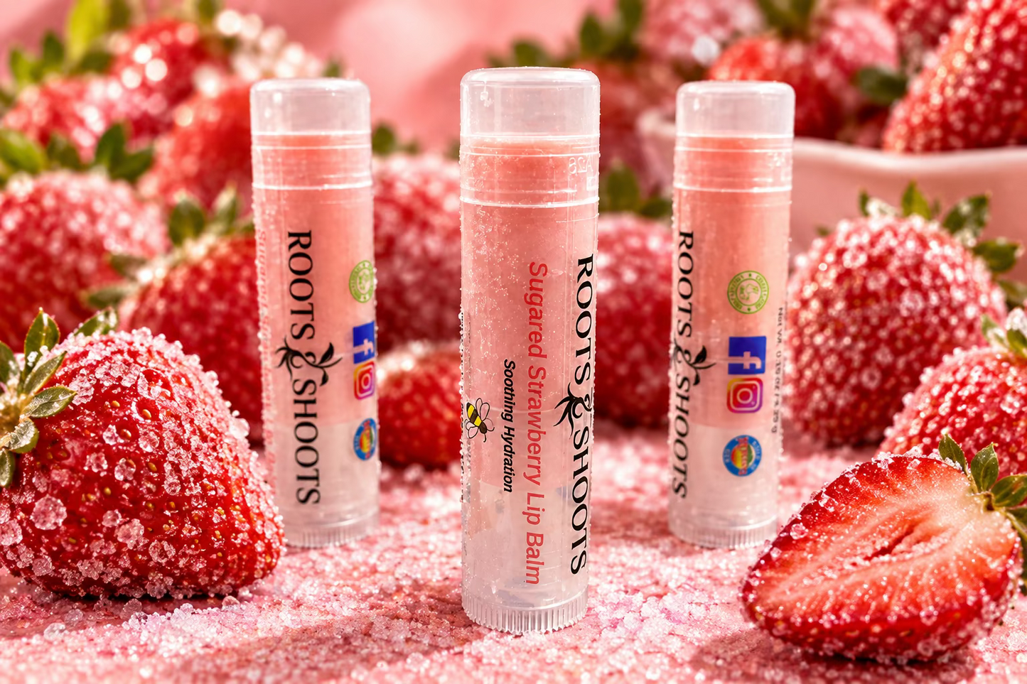 Sugared Strawberry Lip Balm