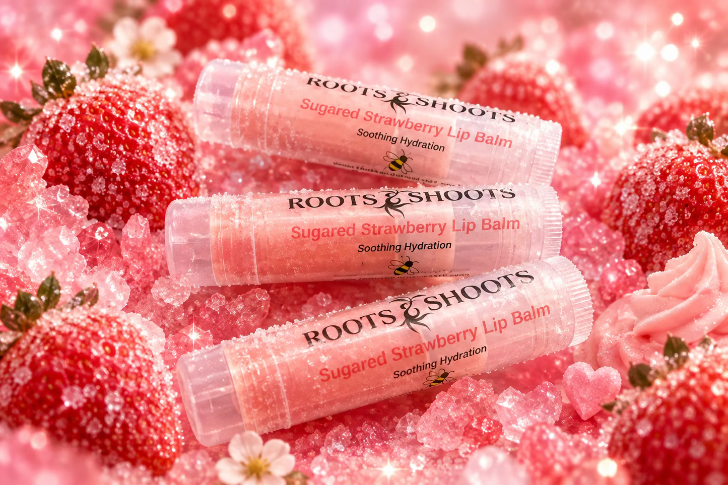 Sugared Strawberry Lip Balm